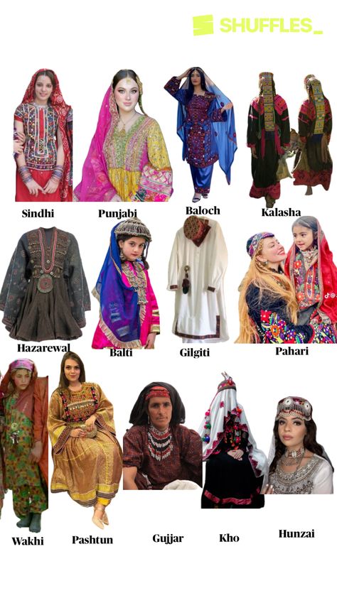 Created by culture7watan on Shuffles Pakistani Art, Pakistani People, Pakistan Culture, Pakistani Culture, Punjabi Culture, Balochi Dress, Jewelry Knowledge, Pakistan Zindabad, Culture Day