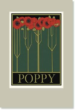 Poppy12x18 Lynne Bittner Fiori Art Deco, Art Deco Flowers, Art Nouveau Illustration, Art Deco Poster, Deco Poster, Art And Craft Design, Poppy Print, Deco Retro, Arts Crafts Style