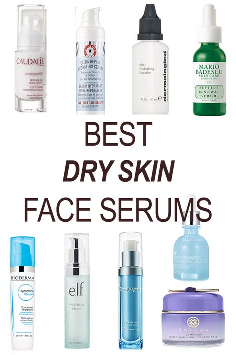 Face Serums For Dry Skin, Best Serums For Dry Skin, Best Face Moisturizer For Dry Skin, Facial Moisturizer For Dry Skin, Best Serum For Face, Dry Skin Serum, Serums For Dry Skin, Face Serum For Dry Skin, Skincare List