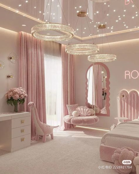 Pink Bedroom Design, Fancy Bedroom, Zepeto Background, Luxury Exterior, Luxury Room Bedroom, Pink Bedroom Decor, Cozy Room Decor, Luxury Rooms, Room Makeover Bedroom