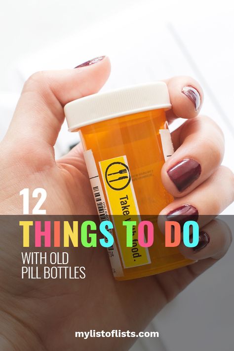 How To Reuse Pill Bottles, Uses For Old Pill Bottles, Pill Bottle Reuse, Uses For Medicine Bottles, Old Medicine Bottles Decor, What To Do With Medicine Bottles, Repurposed Medicine Bottles, Things To Do With Pill Bottles, Pill Bottle Repurpose