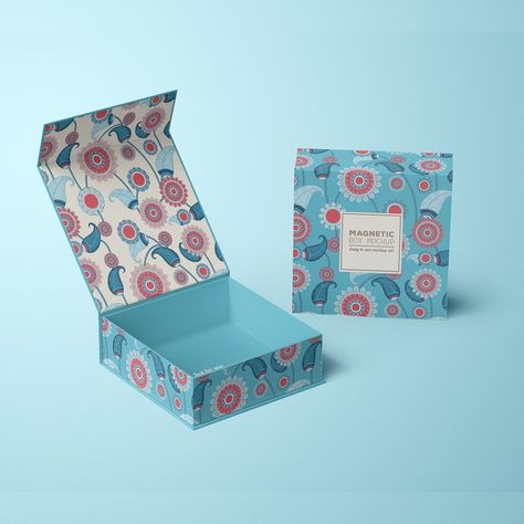 Square magnetic gift box packaging mockup set to download this mockup visit the link below: https://creativemarket.com/sheikhadesign/283137482-Square-Magnetic-Gift-Box-Mockup-V.2 #magnet #magneticbox #boxmockup #indianpatterns #surfacedesign #surfacepatterndesign #graphicdesigner #rigidboxes #custommade #customboxes #luxurylifestyle #jewlerybox Magnetic Box Packaging, Hexagon Box Packaging Design, Rigid Box Packaging Luxury, Mockup Packaging Box, Magnetic Gift Box, Indian Patterns, Gift Box Packaging, Box Mockup, Packaging Mockup