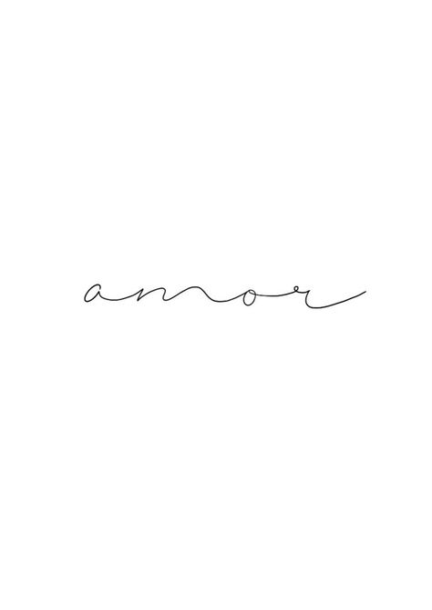 Spanish Love Tattoos, Spanish Tattoos, Amor Tattoo, Lovely Tattoo, Thumb Tattoos, Cursive Tattoos, Writing Tattoos, Small Pretty Tattoos, Petite Tattoos