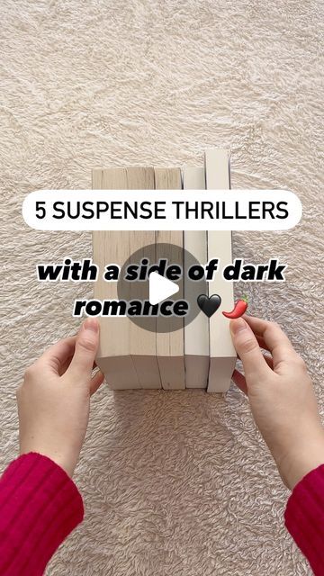 Sara - Mystery Book Club on Instagram: "5 Suspense thriller books with a side of dark romance 🖤 I haven’t been able to film any new content this week, so I am re-posting an old favorite with a few changes ❤️ These books contain adult content, so please read at your own risk 🙈 The thriller plot is still the core for all these books. 1. Little Secrets by Jennifer Hillier 2. The Night She Disappeared by Lisa Jewell 3. The Housemaid by Freida McFadden 4. Blood Orange by Harriet Tyce 5. Verity by Colleen Hoover Do you like a side of romance in your thrillers? #littlesecrets #jenniferhillier #thenightshedisappeared #lisajewell #thehousemaid #freidamcfadden #harriettyce #verity #colleenhoover #thrillerbooks #psychologicalthriller #suspensethriller #darkromance #darkromancebooks # Thriller Books With Romance, Books Like Verity By Colleen Hoover, Mystery And Romance Books, Fictional Romance Books, Spicy Thriller Books, Books To Read If You Like Colleen Hoover, Still With You Book, Good Fiction Books To Read, Romance Mystery Books