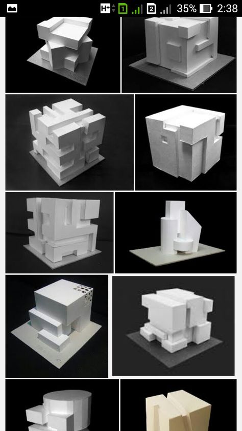 Architecture Cube Design, Interlocking Architecture Concept, Additive And Subtractive Architecture, Cube Transformation Architecture, Subtractive Transformation Architecture, Stereotomic Architecture Model, Additive Transformation Architecture, Stereotomic Architecture, Cube Composition Architecture