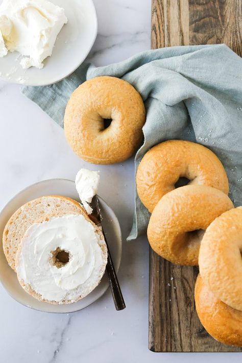 The Savory Celiac | Gluten-Free New York Style Bagels New York Style Bagels, Gluten Free Bagels, New York Bagel, Fresh Breakfast, Gf Flour, Gluten Free Breads, Gluten Free Flour Blend, Bagel Recipe, Gf Bread