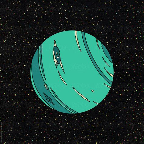 Animation of all the planets of the Solar System in retro cartoon 2D style, with stars in the background. The illustration is crafted with fine textures and brushes, using special offset print technique, best visible on high resolution files and prints. Planet Illustration Art, Solar System Animation, Outer Space Illustration, Solar System Illustration, Logo Basket, Planets Illustration, Planet Cartoon, Planet Illustration, All The Planets