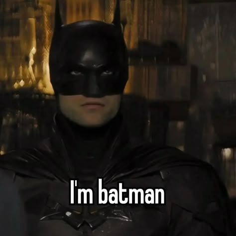 Batman Mood Pics, I Am Batman Funny, Batman Literally Me, I’m Batman, Batman Memes Funny, Funny Batman Pictures, Batman Core, Batman Pfp, Batman Meme