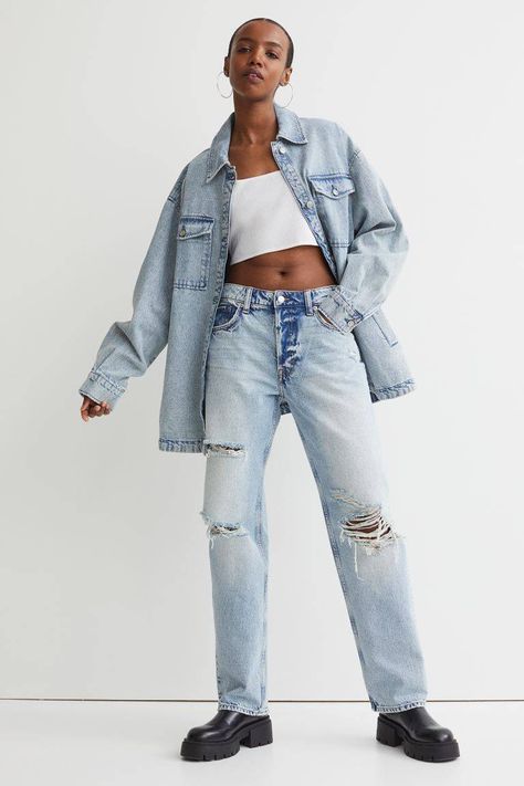 Jeans Editorial, Blue Denim Jeans Outfit, Best Boyfriend Jeans, 90s Boyfriend Jeans, 90s Boyfriend, Rich Clothes, 7 Jeans, Fashion Boards, Boyfriend Denim