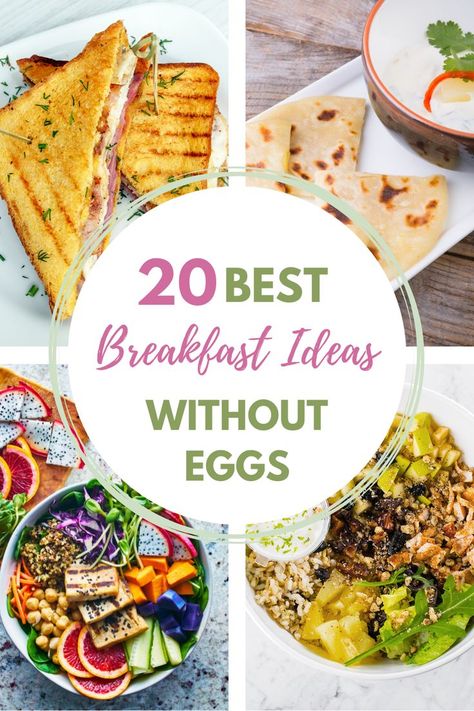 Non Meat Breakfast Ideas, Breakfast Ideas That Arent Eggs, Savoury Breakfast No Egg, Breakfast Meal Prep Without Eggs, Breakfast For People Who Dont Like Eggs, Egg Less Breakfast Ideas, Breakfast With Out Eggs, Breakfast Ideas For Non Breakfast Eaters, Breakfast For Non Breakfast Eaters