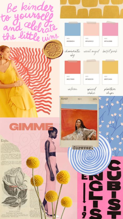 Colour Palette Inspiration Mood Boards, High Fashion Color Palette, Advice Column Aesthetic, Eclectic Palette, Fun Color Pallete Aesthetic, Colour Palette Moodboard, Fashion Website Color Palette, Color Boards Colour Palettes, Aesthetic Instagram Feed Color Palette