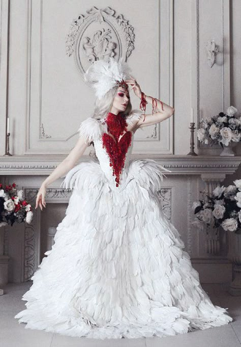 From hints of purple to goth glam: these Halloween wedding dresses are spooktacular Halloween Wedding Dresses, Vampire Wedding, Gothic Party, Swan Dress, Gothic Wedding Dress, Masquerade Costumes, Gothic Wedding, Gothic Dress, Halloween Wedding