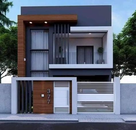 3 Storey House Design, Home Designs Exterior, 2 Storey House Design, Small House Elevation, Small House Front Design, Modern Small House Design, Best Modern House Design, Small House Elevation Design, Small House Design Exterior