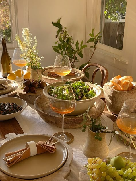 Mediterranean Table Setting, Michelle Aesthetic, Wine And Dine, Slow Living, 2024 Vision Board, Pretty Food, Dinner Parties, 2024 Vision, Dinner Table