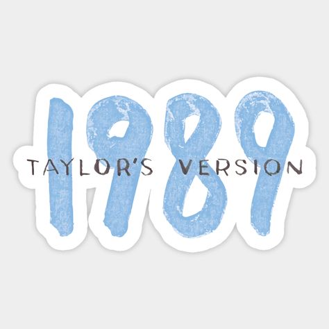 A nostalgic sticker of a 1989 TV. Perfect for anyone who loves the 80s! #80s #nostalgia #tv . #1989_Font_Taylor_Swift #1989_Taylor_Swift_Aesthetic_Stickers #Ts_Sticker #Aesthetic_Stickers_Taylor_Swift 1989 Taylor Swift Aesthetic Stickers, Aesthetic Stickers Taylor Swift, 1989 Stickers Taylor Swift, Taylor Swift Stickers 1989, Stickers Aesthetic Taylor Swift, Taylor Swift 1989 Tour Outfits, Stickers Aesthetic Vintage, Swiftie Sticker, Senior Jackets Patches