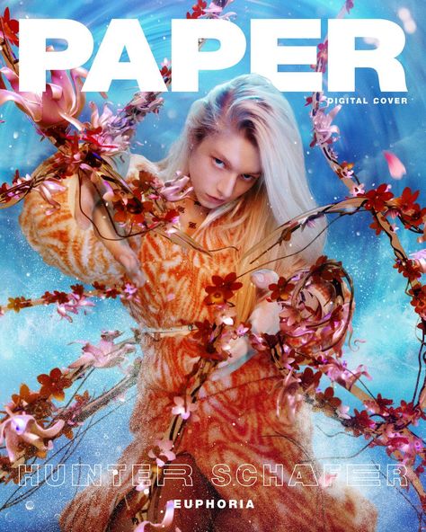 Hunter Schafer euphoria HBO PAPER magazine Paper Magazine Cover, Hunter Shafer, Hunter Schafer, Barbie Ferreira, Paper Magazine, New Actors, Paper Cover, 3d Artist, Magazine Covers