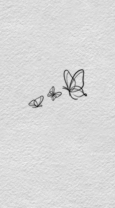 Cute Symbols Tattoos, Couples Tatoos Aesthetic, Butterfly Behind Neck Tattoo, Easy Ankle Tattoo, Aesthetic Meaningful Tattoos, Tattoos Representing Siblings, Small Butterfly Tattoo Simple, Butterflies On Shoulder Tattoo, Growing Butterfly Tattoo