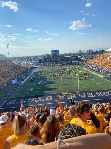 Montana State University Bozeman, Montana State University Aesthetic, Montana University, University Goals, Montana Aesthetic, Beach College, Montana State Bobcats, College Dance, Msu Football