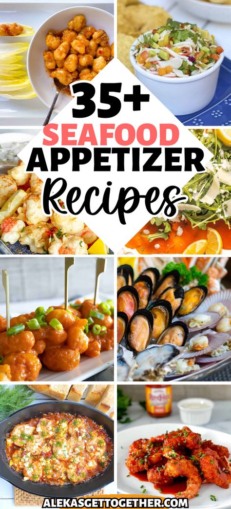 Seafood Football Food, Seafood Tailgate Recipes, Sea Food Appetizers, New England Appetizers, Seafood Boil Party Appetizers, Seafood Side Dishes Appetizers, Best Seafood Appetizers, Seafood Ideas For Party, Fish Finger Food