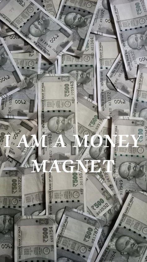 I Am Money Magnet Affirmations, Making Money Motivation, Money Comes To Me Easily Wallpaper, Rich Lifestyle Vision Board, I Am A Magnet For Money, Money Aesthetic Rupees, I Am Billionaire Wallpaper, I Am A Money Magnet Affirmation, Manifest Money Vision Board