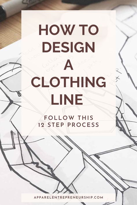 Clothing Line Design Ideas, Tips For Designing Clothes, How To Create A Fashion Collection, Inspirations For Fashion Designers, How To Create A Clothing Brand, Create Clothing Brand, Learn Fashion Design, How To Get Into Fashion Design, Fashion Designing Ideas