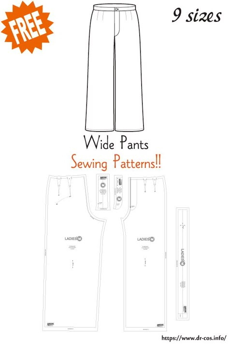 Unisex Pants Pattern, Free Cargo Pants Pattern, Pants Sewing Pattern Free For Men, Mens Cargo Pants Sewing Pattern Free, Simple Pant Pattern, Pattern Pants Men, Pant Pattern For Men, Men's Pants Pattern, Wide Pants Sewing Pattern