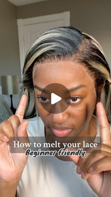 357K views · 30K likes | @sherosief on Instagram: "This is how I melt my lace   TT: @sherosief YT: @sherosief   #wigtutorial #hairtutorial #wiginstall #wigtips #wiginstallation #hairtips #frontalwigs #lacefrontwigs" Lace Weave Hairstyles, Products For Lace Front Wigs, Blending Lace Front Wig, Melting Spray For Wigs, Wig Melting Spray, Laying Down Lace Wigs, Melting Lace Wig, Melted Lace Frontal, Melting Lace Frontal