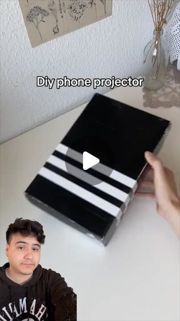 Arnie Negrete on Instagram: "DIY phone Projector" How To Make Your Own Projector, Iphone Projector Diy, How To Make A Projector, Diy Projector For Tracing, How To Make A Phone Projector, Diy Projector Screen, Diy Image Projector, How To Make A Homemade Projector, Diy Movie Projector