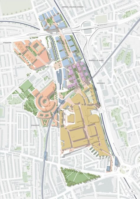 Consent for trio of Allies & Morrison office buildings | News | Building Design Urban Mapping, Site Analysis Architecture, Urban Design Diagram, Urban Analysis, Design Diagram, Henning Larsen, Architecture Mapping, Urban Design Graphics, Urban Design Concept