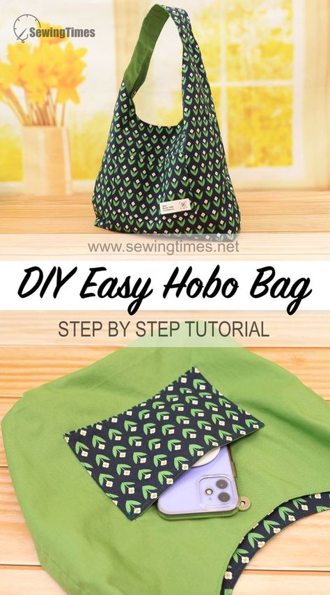 Hobo Bag Sewing Pattern Free, Hobo Sling Bag Pattern Free, Shoulder Bag Sewing Pattern Free, Hobo Crossbody Bag Pattern, Hobo Bags Pattern, Diy Boho Bags How To Make, Diy Sewing Bags Pattern, Easy Bag Sewing Pattern Free, Diy Hobo Bag Pattern Free