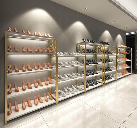 retail shoe display stands wholesale, shoe display stand manufacturers in China Free Standing Shoe Display, Footwear Display Ideas, Shoe Display Ideas Boutiques, Shoes Display Design, Shoe Display Retail, Footwear Shop Interior, Shoes Display, Shoe Store Design, Store Shelves Design