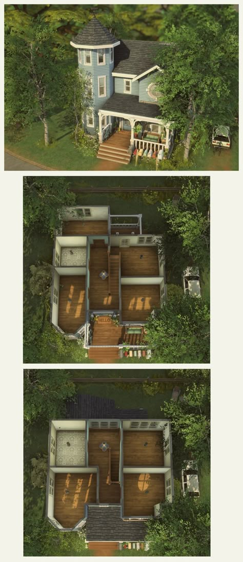 House Design Sims 4, Sims Freeplay House Ideas, Sims Floor Plans, Sims 4 Houses Layout, Lotes The Sims 4, Sims Freeplay Houses, Sims House Ideas, Sims 4 Challenges, Sims 4 House Building