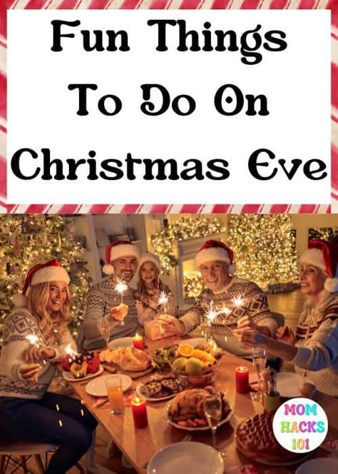 Fun Christmas Traditions For Adults, Christmas Eve Family Party Ideas, Christmas Family Activities For Adults, Christmas Eve Celebration Ideas, Activities To Do On Christmas Eve, Christmas Evening Ideas, Christmas Tradions Ideas, Fun Things To Do On Christmas Eve With Family, Xmas Eve Party Ideas