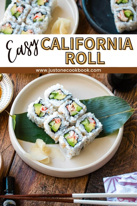 If you love ordering California rolls at suhi resturants, this recipe is for you! Filled with creamy avocado, sweet crabmeat, and crunchy cucumber, the California Roll is a favorite of many! Learn how to make these simple sushi rolls every time at home with my easy recipe! California Roll Bowl Easy, Sushi California Roll Recipe, Crabmeat Sushi Rolls, Homemade California Rolls Sushi Recipes, California Sushi Rolls Recipe, Easy California Roll Recipe, Easy Cucumber Sushi Rolls, How To Make California Sushi Rolls, Sushi Roll Filling Ideas