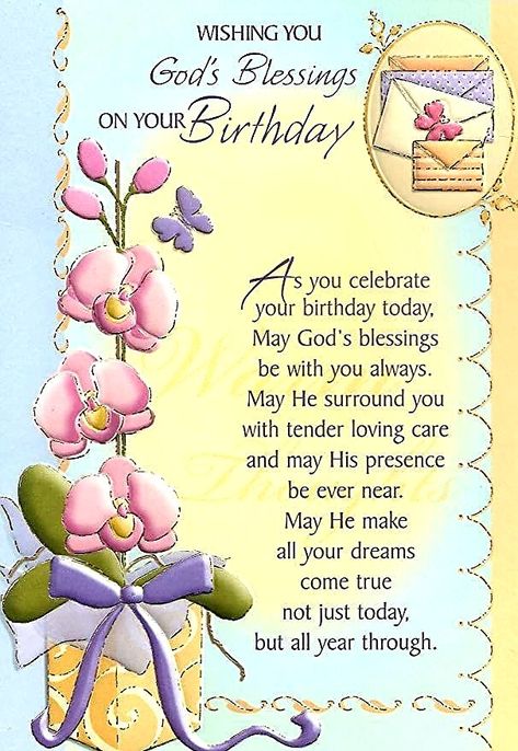 Wishing you a Blessed Birthday Birthday Wishes Msg, Blessings On Your Birthday, Blessed Birthday Wishes, Spiritual Birthday Wishes, Birthday Greetings For Daughter, Christian Birthday Wishes, Happy Birthday Dear Friend, Happy Birthday Wishes Messages, Birthday Husband