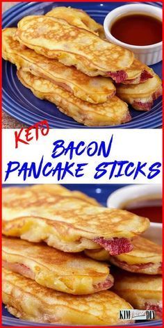 Start your morning off right with the best breakfast bacon pancake sticks. Low carb breakfast pancake bacon sticks don’t have to be hard to make and this one – pancake sticks are super simple. Easy pancake breakfast pancakes filled with bacon Pancake Sticks, Bacon Sticks, Griddle Pancakes, Pancake Bacon, Quick Low Carb Breakfast, Keto Pancake Recipe, Bacon Pancake, Pancakes On A Stick, Low Carb Pancake