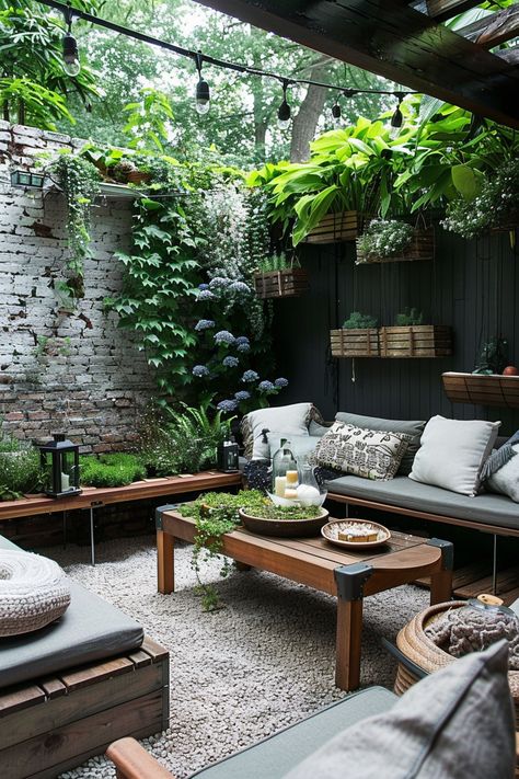 Elevate your outdoor space affordably with these 40 small patio ideas, featuring DIY projects and creative solutions for adding charm and sophistication to your patio. #OutdoorChic #DIY #SmallPatioIdeas Decorating Ideas For Outdoor Patio, Minimalist Patio Design, Outdoor Small Spaces Ideas, Small Cozy Outdoor Patio Ideas, City Outdoor Space Patio, Affordable Outdoor Patio Ideas, Small Patios And Decks, Small Outdoor Patio Decor, Outdoor Deck Ideas Small Spaces