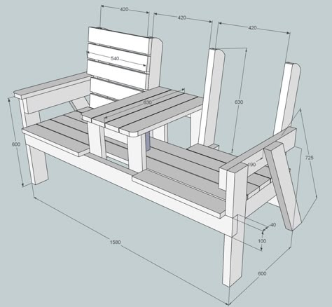 Chair Woodworking Plans, Wooden Outdoor Furniture, Pallet Patio Furniture, Diy Patio Furniture Cheap, Diy Outdoor Furniture Plans, Chair Designs, Tables Kitchen, Easy Coffee, Outdoor Furniture Plans