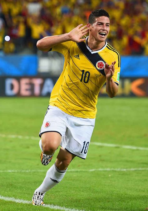 So, if you're not a fan yet be sure to remember his name. | 25 Reasons Colombia's James Rodríguez Should Be Your Favorite Person Ever James Rodriquez, James Rodriguez Colombia, James Rodrigues, Colombia Soccer, Football Images, Football Icon, James Rodriguez, Football Photos, Soccer Stars