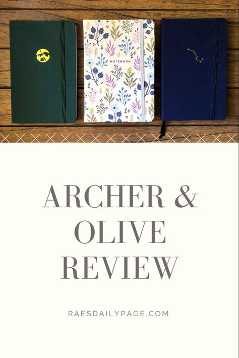 Bullet Journal Review, Archer And Olive, Review Notebook, Journals And Notebooks, Grid Journals, Dot Grid Journal, Grid Notebook, Dot Grid Notebook, Beauty Organization