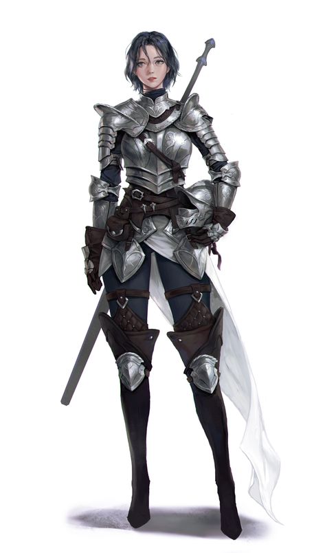 ArtStation - Armor study, whata . Veiled Woman Character Art, Female Knight With Helmet, Fantasy Monster Art Mythical Creatures, Female Armor Dress Warrior Princess, Female Paladin Character Design, Lady Knight Art, Female Knight Costume, Paladin Cosplay, Fantasy Adventurer Outfit