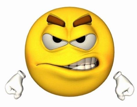 Mad Reaction, Yellow Face Emoji, Emoji Guy, Yellow Emojis, Mad Meme, 3d Emojis, Angry Meme, Emoji Reaction, Silly Emojis