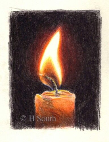 Simple but interesting Drawing Candles, Candle Drawing, Fire Drawing, Prismacolor Art, Pencil Drawing Tutorials, Drawing Eyes, 얼굴 그리기, Colored Pencil Artwork, Colored Pencil Art