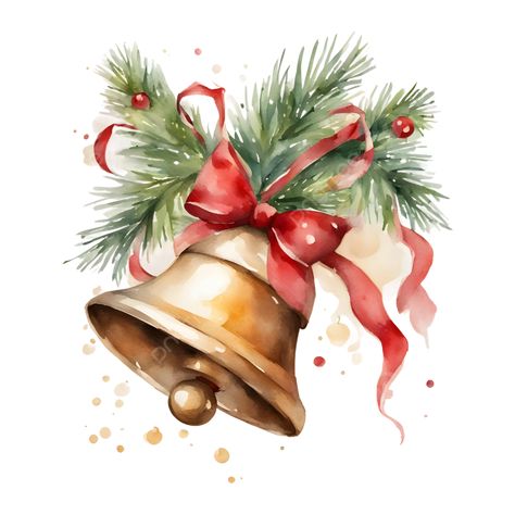 christmas bell watercolor ai christmas bell bell watercolor christmas png Bell Christmas, Christmas Plants, Purple Christmas, Christmas Bell, Transparent Image, Watercolor Christmas, Business Card Maker, Holly Leaf, Holiday Art