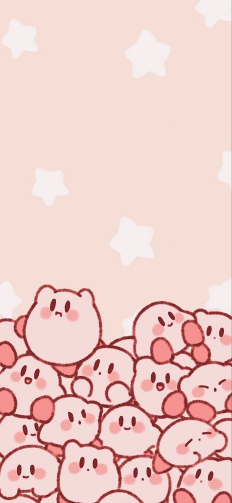 Funny Kirby Wallpaper, Hello Kitty And Kirby Wallpaper, Cute Wallpapers Kirby, Ipad Kirby Wallpaper, Wallpaper Backgrounds Kirby, Cute Kirby Wallpapers Aesthetic, Kirby Wallpaper Aesthetic, Kirby Homescreen Wallpaper, Aesthetic Kirby Wallpaper