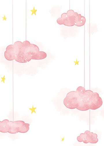 pink,watercolor,clouds,Cute,baby,background,cute background,wallpaper,zoom background,ins background Clouds Cute, Wallpapers Rosa, Baby Background, Watercolor Wallpaper Iphone, Baby Shower Background, Idee Babyshower, Baby Print Art