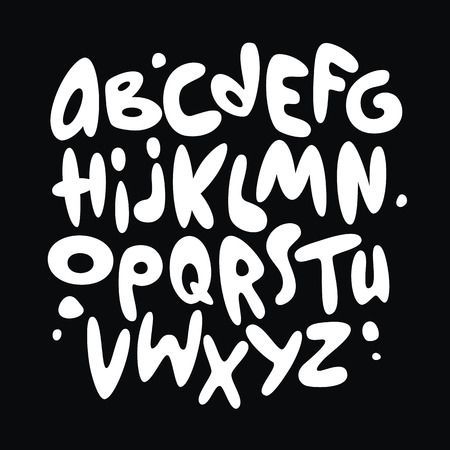 Calligraphy and Aesthetic Fonts Free Graffiti Fonts, Alphabet Graffiti, Alfabet Font, Comic Font, Cartoon Font, Alfabet Letters, Typography Alphabet, Doodle Fonts, Graffiti Font