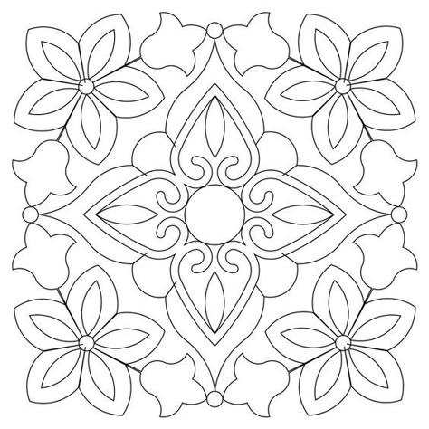 564×564 Pattern Coloring Pages, Batik Design, Quilting Studio, 자수 디자인, Mandala Coloring Pages, Mandala Drawing, Stained Glass Patterns, Stencil Designs, Mandala Coloring