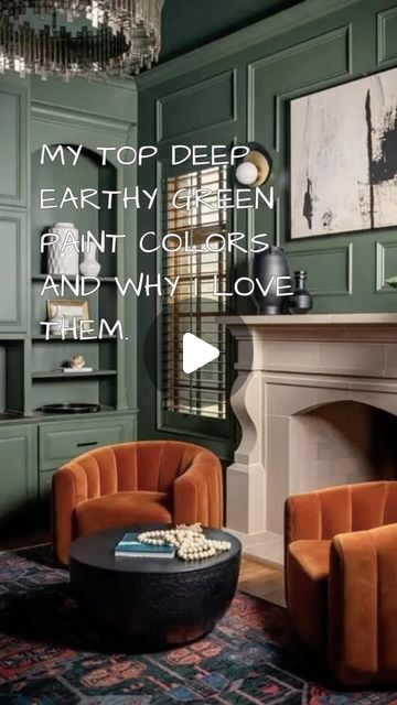 Immerse yourself in the lush tranquility of Deep Earthy Greens in today’s feature from our beloved paint color series! 🌲

These shades bring the serene, grounding essence of the forest right into your home:

Backwoods by Benjamin Moore
Shade Grown by Sherwin Williams
Caldwell Green by Benjamin Moore
Evergreen Field by Behr
Essex Green by Benjamin Moore Green Paint Aesthetic, Lush Benjamin Moore, Cos Cob Stonewall Benjamin Moore, Benjamin Moore Backwoods Green, Benjamin Moore Lush, Caldwell Green Benjamin Moore, Cushing Green Benjamin Moore, Behr Green Paints, Backwoods Benjamin Moore