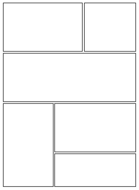 Printable Comic Strip Template Comic Strip Panels, Comic Panels Template, Manga Strip Template, Comic Template With Characters, Cartoon Strip Template, Manga Panels Template, Comic Layout Template, Comic Book Layout Templates, Comic Template Layout